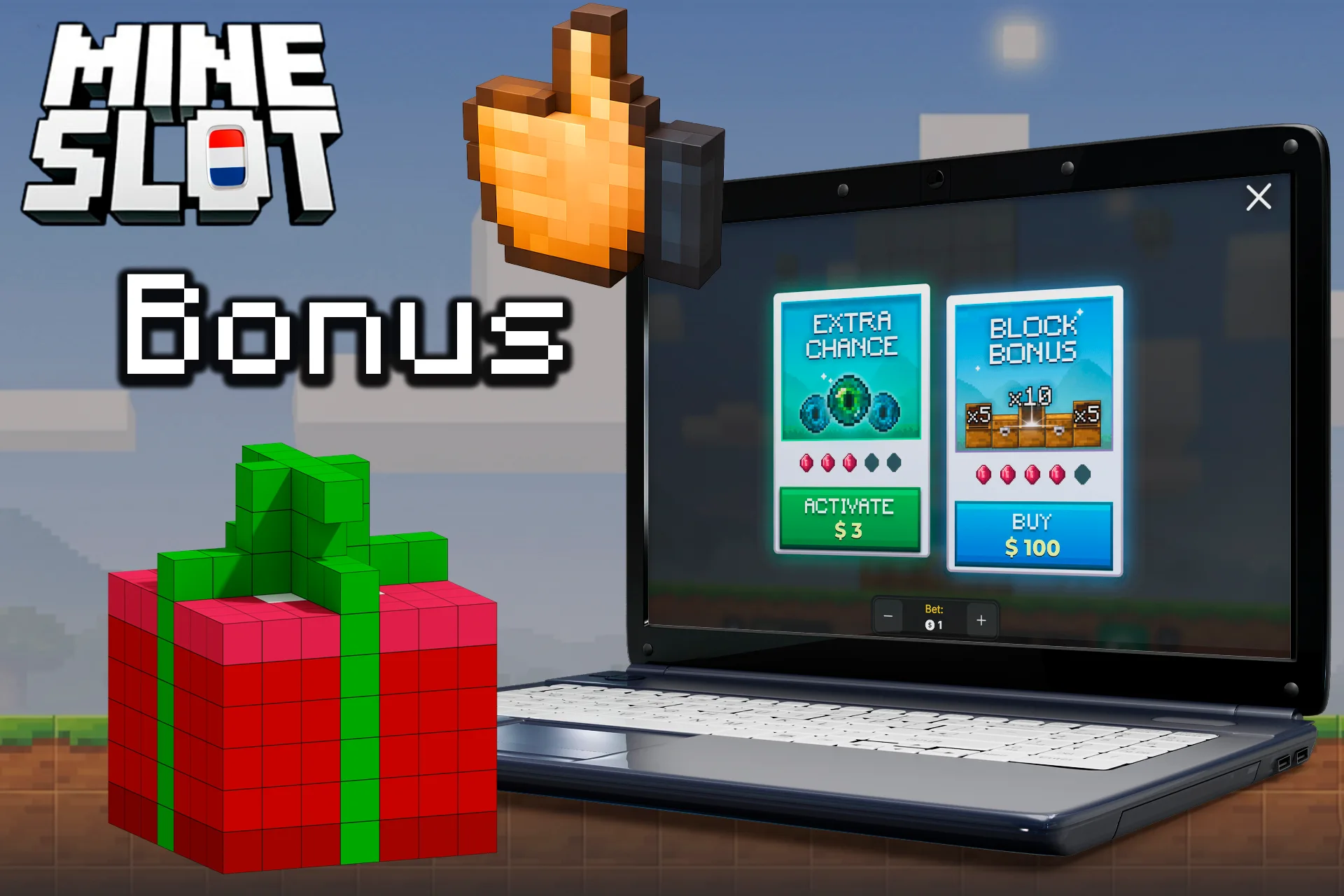 Bekijk de bonussen en promoties van de gokkast.